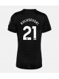Tottenham Hotspur Dejan Kulusevski #21 Replika Borta Kläder Dam 2025-26 Kortärmad